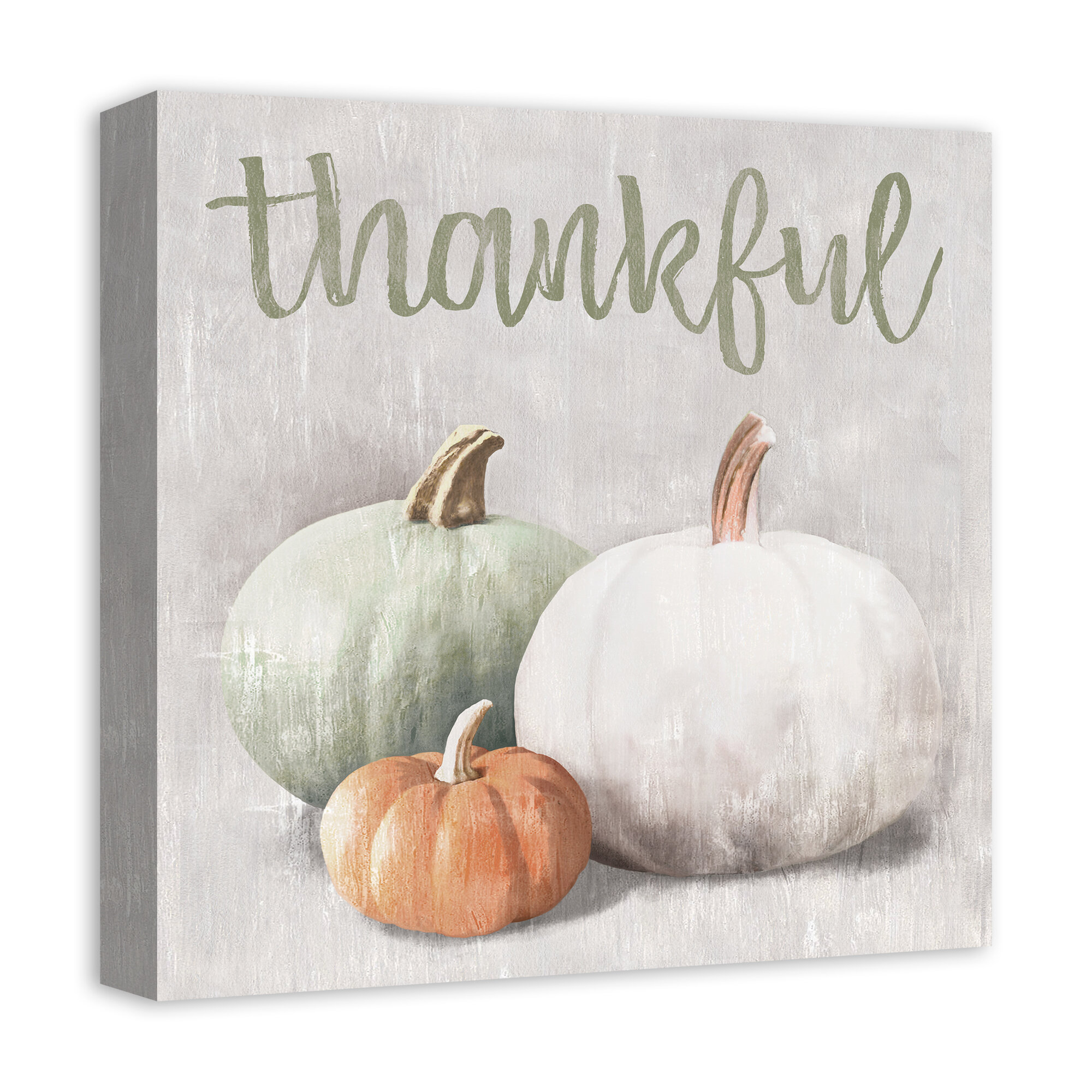 August Grove® Thankful Colo Pumpkins On Canvas Print & Reviews | Wayfair