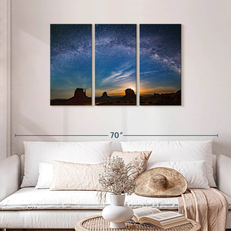 Alvord Milky Way Over Monument Valley, 24" H x 38" W