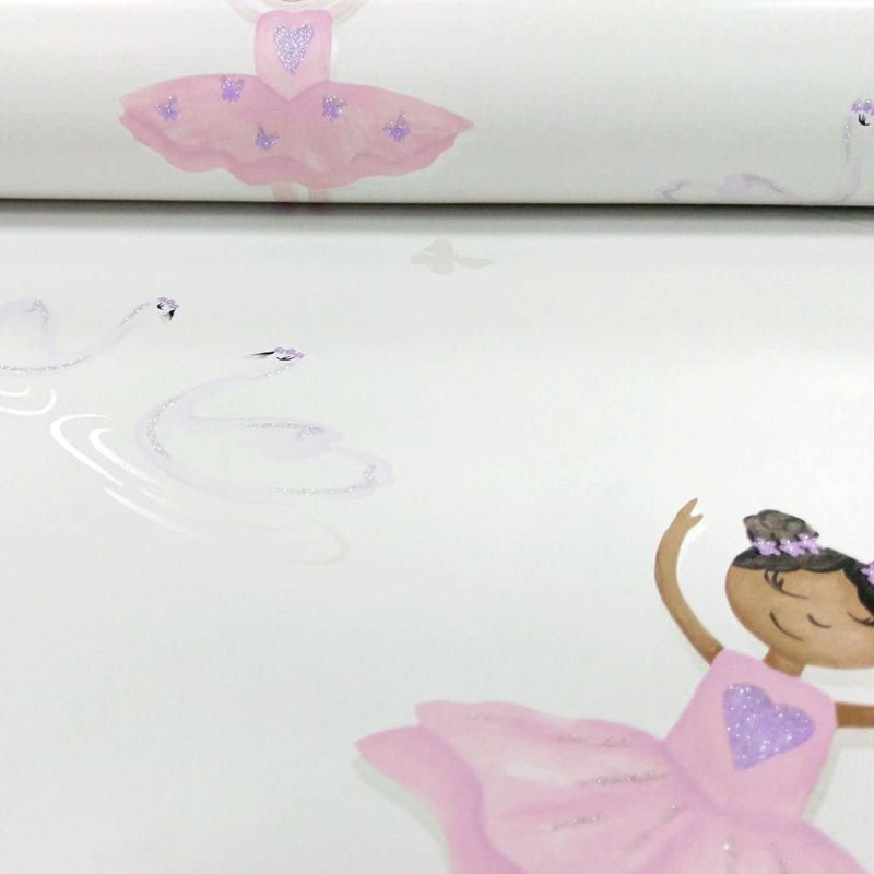 Ballerina 10.05m x 53cm Glitter Wallpaper Roll