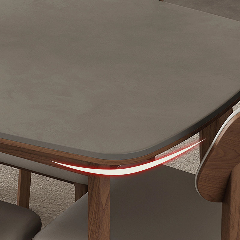 Table et chaise modernes et exquises, 5, H 29,5 po x L 55,1 po x l 31,4 po