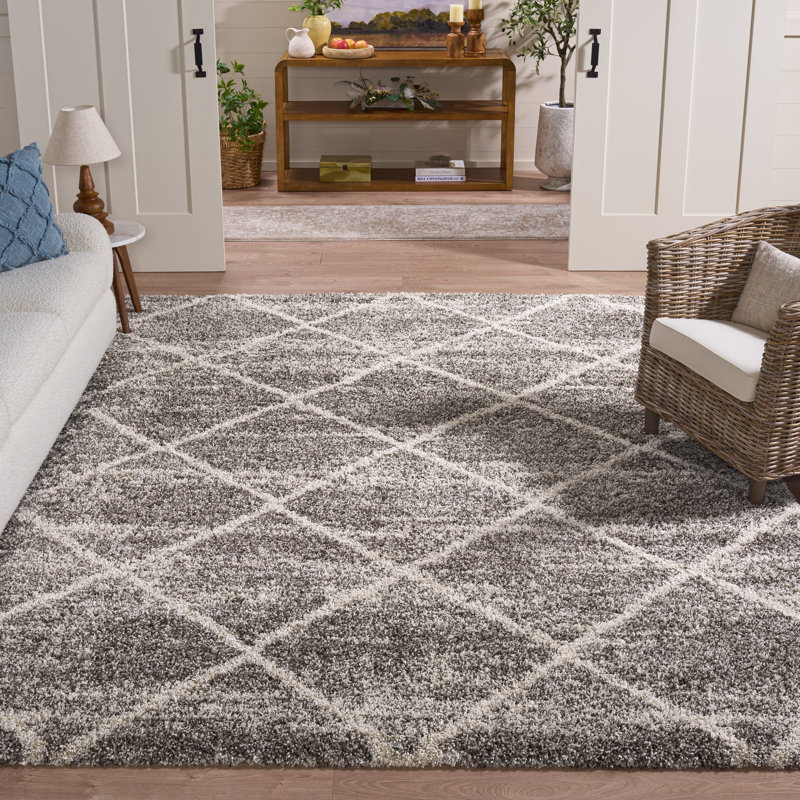 Tapis géométrique Goines Performance, Rectangle 8 pi x 10 pi