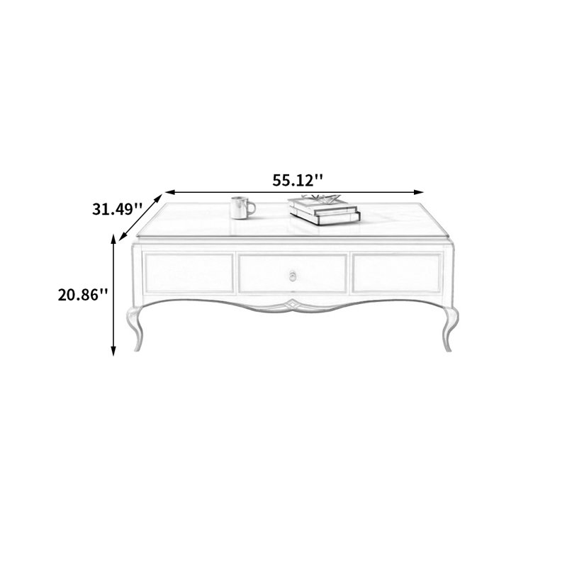 Morehart, 20.86" H x 55.12" L x 31.49" W