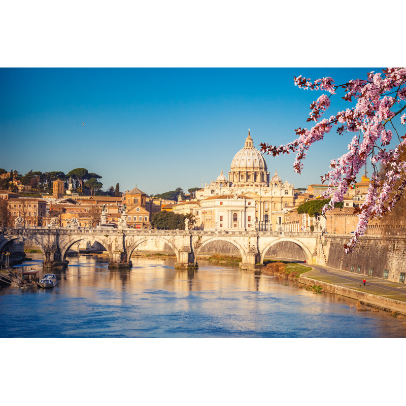 St. Peter's Cathedral, Rome - Wrapped Canvas Print, 20cm H x 30cm W x 3.8cm D
