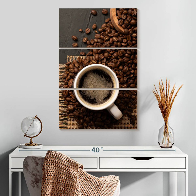 Yarlin Beans To Espresso, 32" H x 20" W