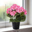 2 pots de fleurs artificielles pour l'extérieur, géraniums artificiels en plastique, plante artificielle pour l'extérieur-976121214