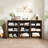 9-Drawer Cabinet with Rattan Front