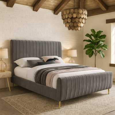 Upholstered Platform Bed