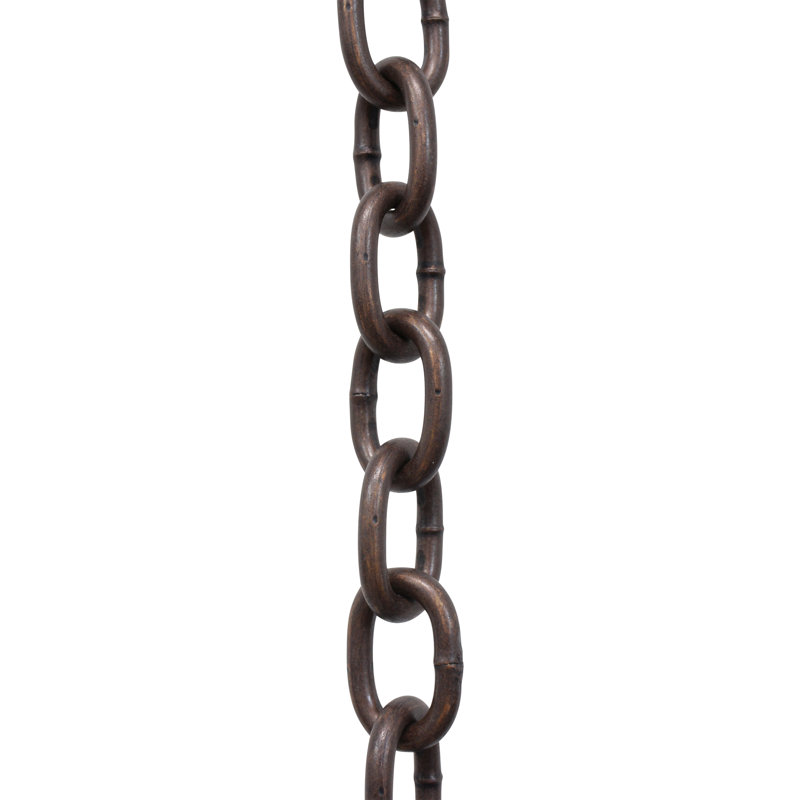 Chaîne ovale à chaînette (3 pieds), Cuivre antique