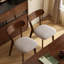 Chaise de salle à manger en bois naturel de qualité FAS fabriquée en Amérique du Nord-530394566-530394567