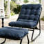 Chaise longue d'extérieur avec repose-pieds pour patio-1059692065