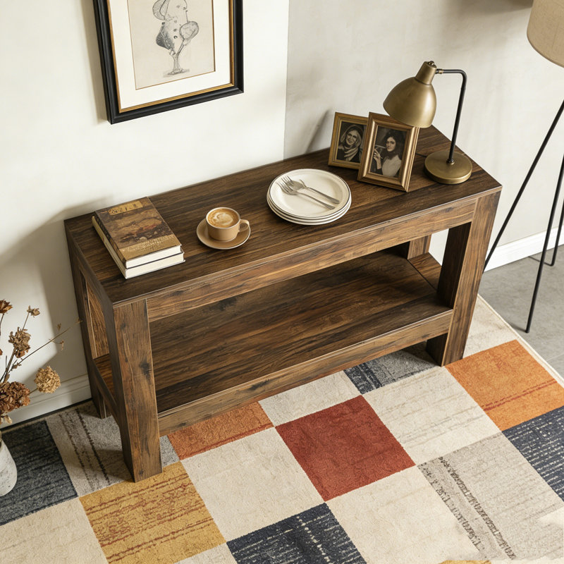 Farmhouse 2-Tier Entryway Sofa Table