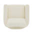 Chaise d'appoint en bois avec coussin amovible