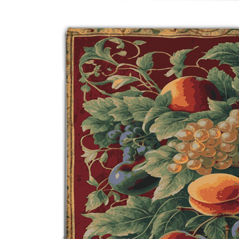 French Black Indoor and Outdoor Area Rug, Rectangle 2' x 3'
