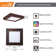 5.5 in. Square Color Selectable Integrated LED Flush Mount Downlight