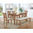 Deshana 6 - Person Four Leg Dining Set-117586695
