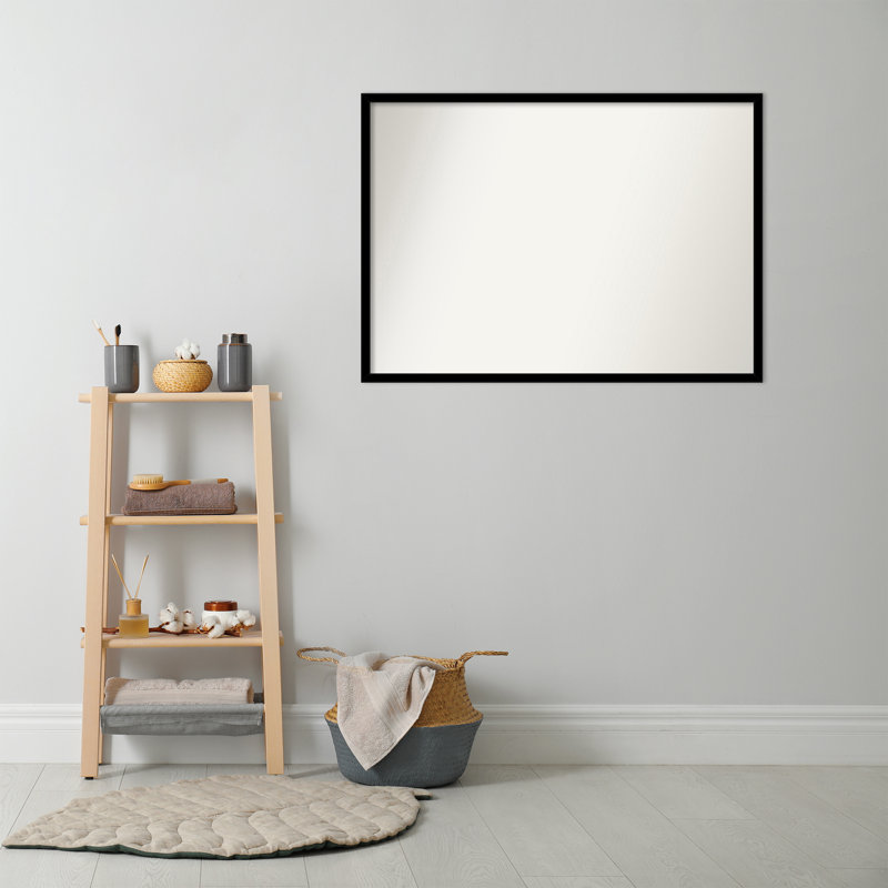 Miroir de salle de bain Jet Black, 28,5 po x 39,5 po
