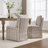 Solid Wood Upholstered Dining Chairs (Set of 2)-866490311