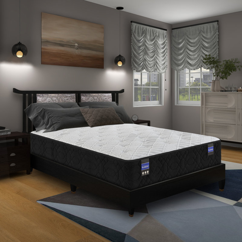 Choudhary 12" Plush Hybrid Mattress with Cooling Gel, Encased Coils & Cool-Touch Cover, Made in USA, King