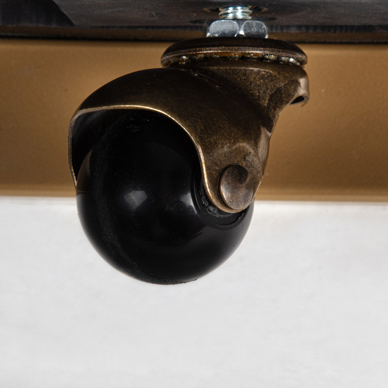 Ensemble de table basse 3 pièces, Noir et or