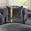 Canapé Chesterfield 40,6 pouces Mid Century