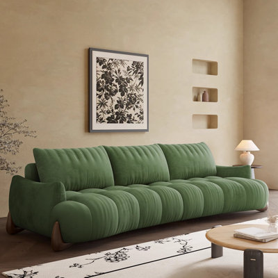 French-style Minimalist Three-person Sofa