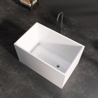 Tidal 43'' Freestanding Tub Acrylic Soaking Bathtub