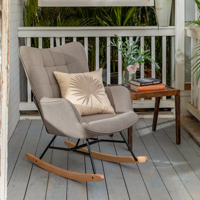 Adamo Rocking Chair, Grey