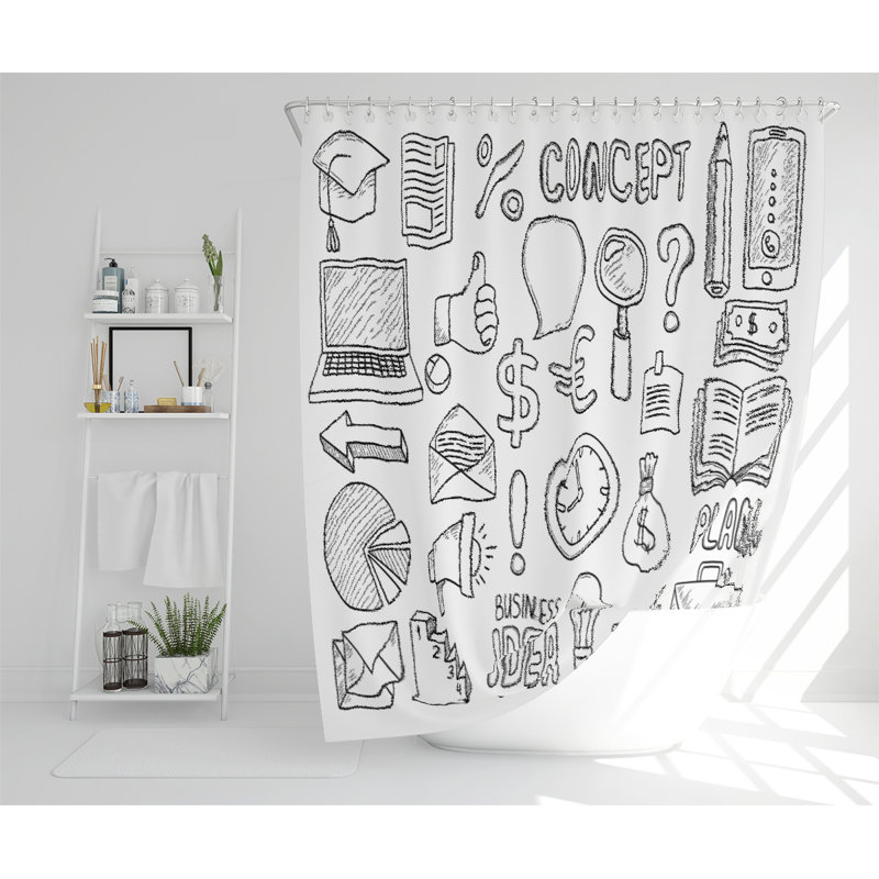 Bulverde Polyester Shower Curtain Set
