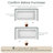 CASAINC 60"x32" Rectangle Solid Surface Alcove / Tile In Soaking Bathtub Matte White With Drain
