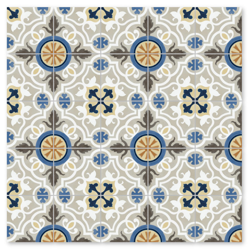 7.87 in. x 7.87 in. Matte Tile, Frost