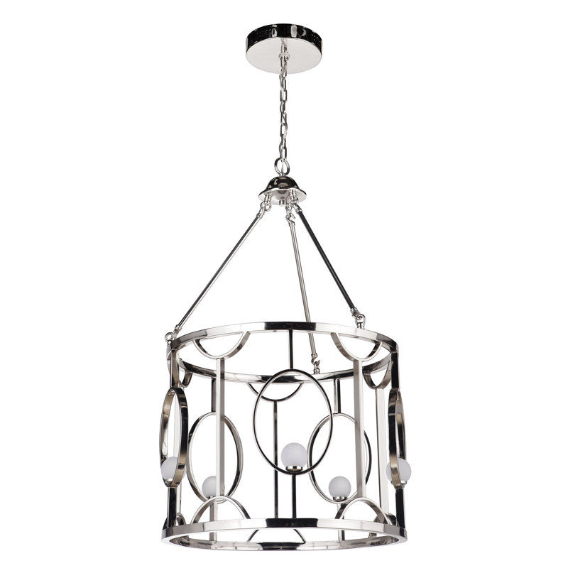 Baar 5 - Light Dimmable Drum Chandelier