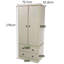 Corona Wardrobe, 2 Door & 2 Drawer, Waxed Pine