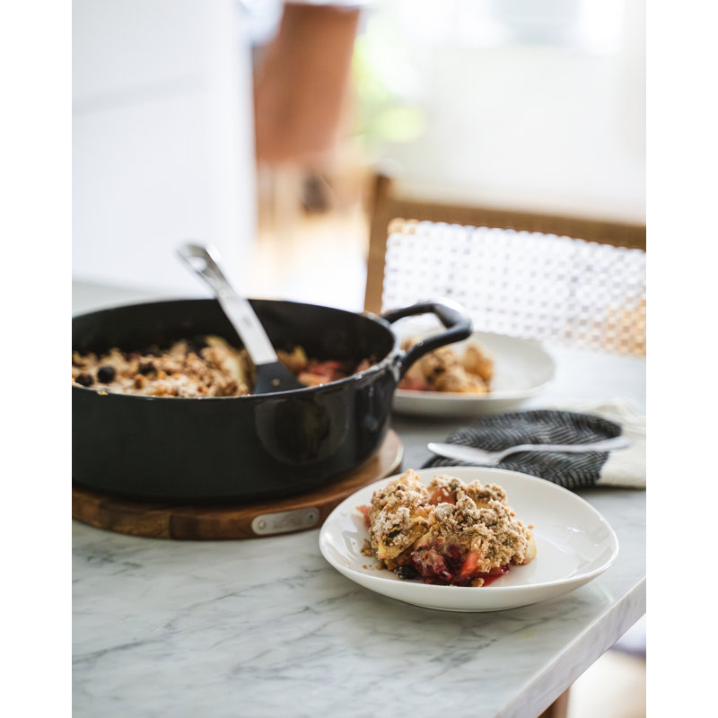 All-Clad Enameled Cast Iron, Braiser With Lid, 4 Quart