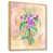 Toile avec cadre flottant brun