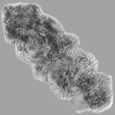 Shayna Novelty 25 cm x 74 cm Sheepskin Area Rug