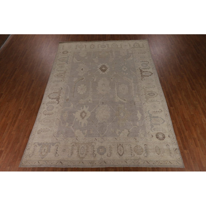 Vegetable Dye Oushak Turkish Large Rug 10