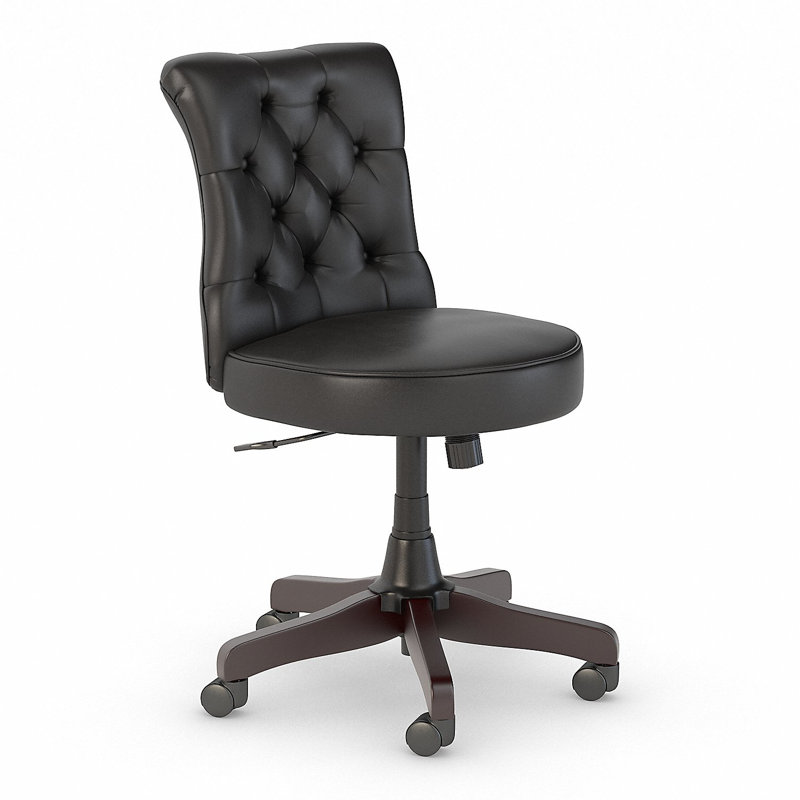 Magomed Vinyl Task Chair, Black