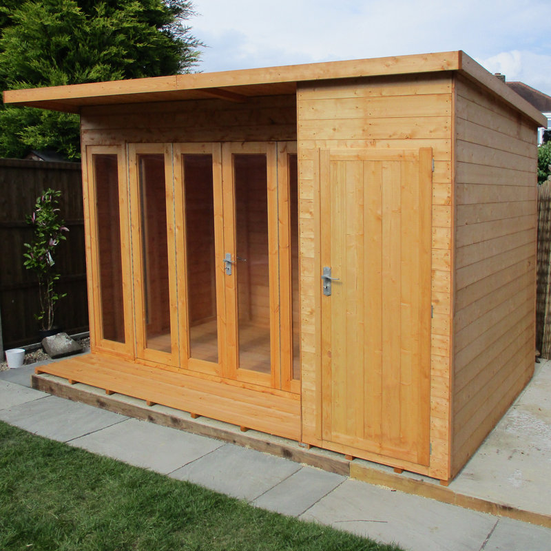 Marcel 12 x 8 Ft Shiplap Summer House, No