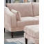 Beautiful Blush P LAF / RAF One Arm Chair 1pc Fabric Fabric-1485343160