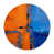 Bleu / bleu / orange
