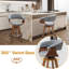Tabouret de comptoir pivotant 26 po Joeanne