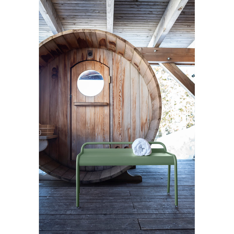 Luxembourg Outdoor Bench, Acapulco Blue