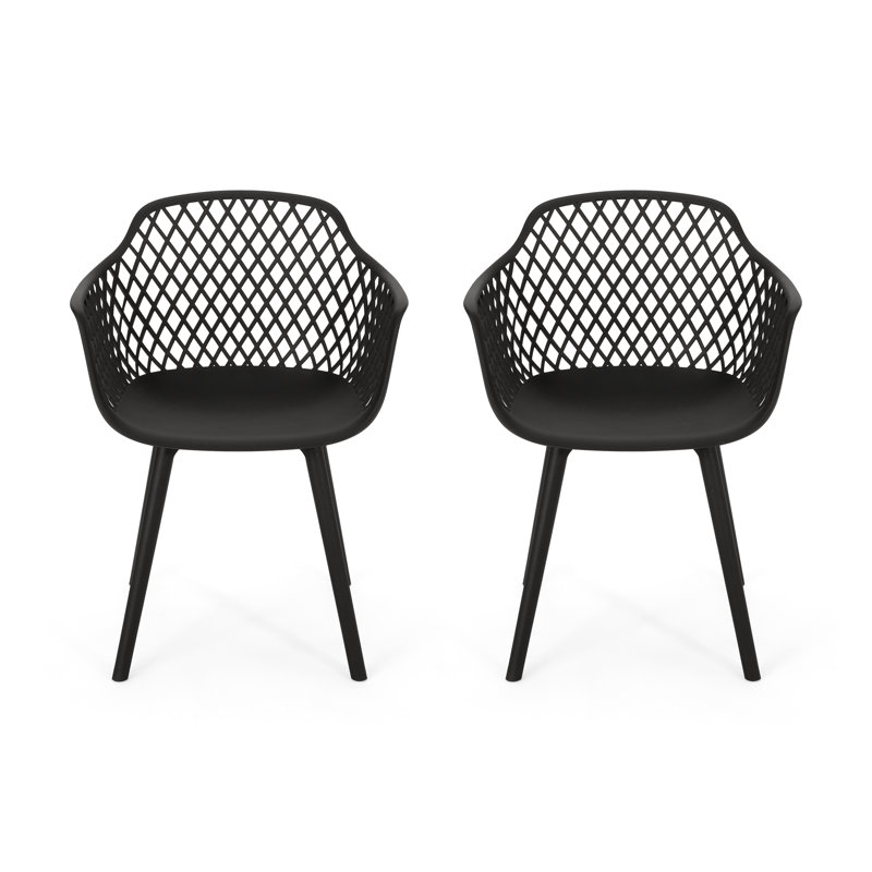 Fauteuils de salle à manger Olivia, Noir