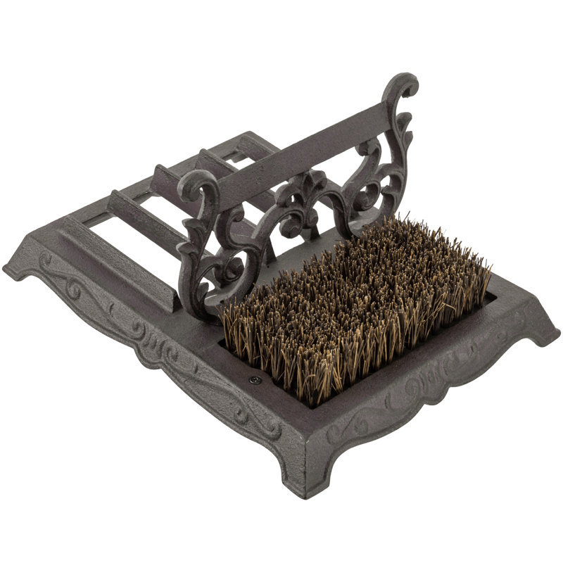 Cast Iron Boot Outdoor Front Door Mat