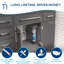 Robinet de salle de bain central avec ensemble de drain et filtre Nasoni-64280078