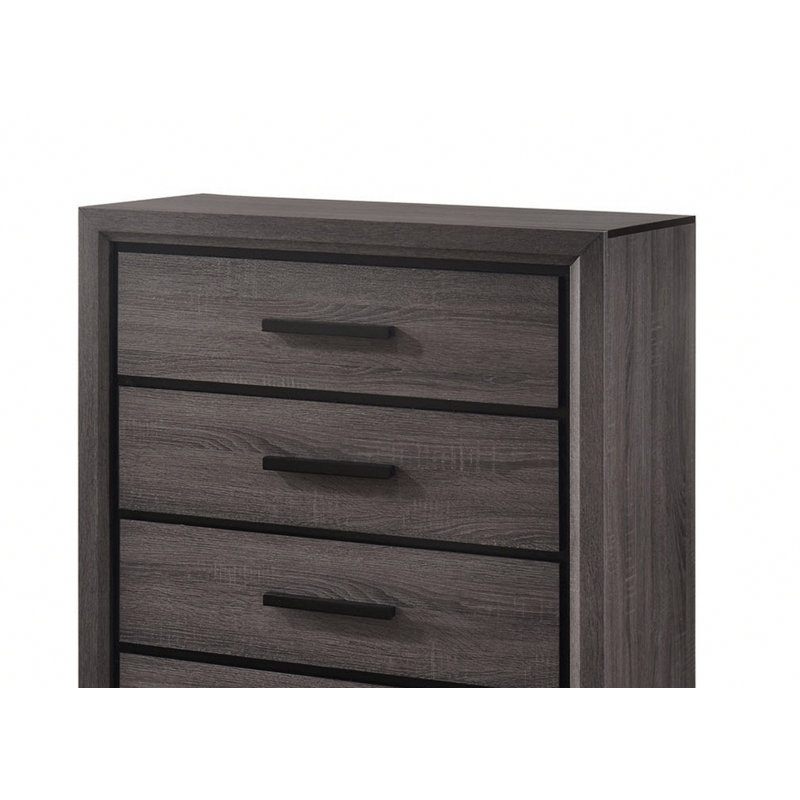 Commode de style contemporain, commode en bois pour chambre à coucher