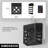 Black Solar-Style Plug-In RGB Color Changing LED Night Light