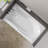 60" W X 32'' D Alcove Acrylic Bathtub Drop-in Soaking Tub 3-Wall White Bathroom Tub with Built-in Armrests & Left Drain-120653336