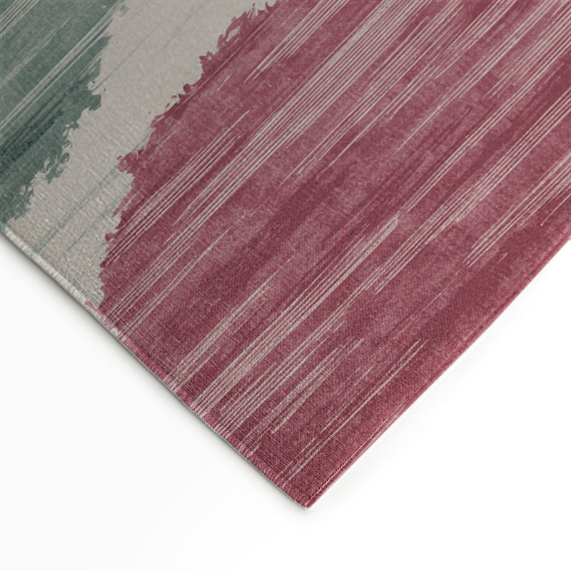 Tapis intérieur et extérieur gris Watercolor, Rectangle 9 pi x 12 pi