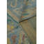 Tapis floral teint à motif floral Oushak 8 x 10